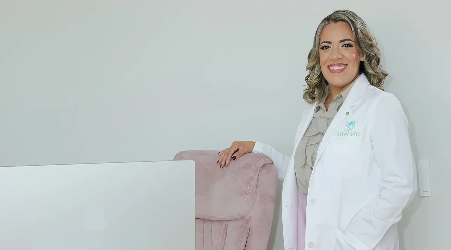 Dr. Melva Reve at her Naples psychiatric practice